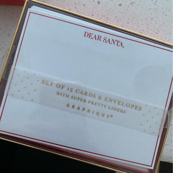 GRAPHIQUE DE FRANCE set of 39 cards & envelopes DEAR SANTA letter NEW IN BOX NIB - Picture 2 of 5